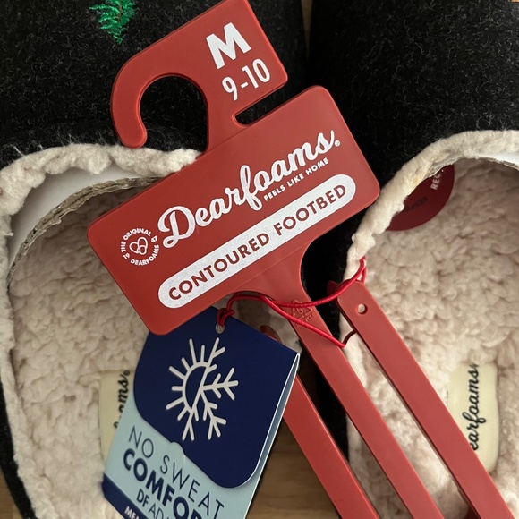 Dearfoams Men's Slippers Embroidered Tree Axe (Size 9-10) - Picture 2 of 4